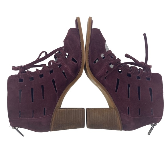 Vince Camuto Womens Tressa Lace Up Heel Booties Sandals - Size 7.5 - Picture 7 of 13